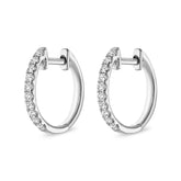 Essential Diamond Hoop Earrings - Dracakis Jewellers